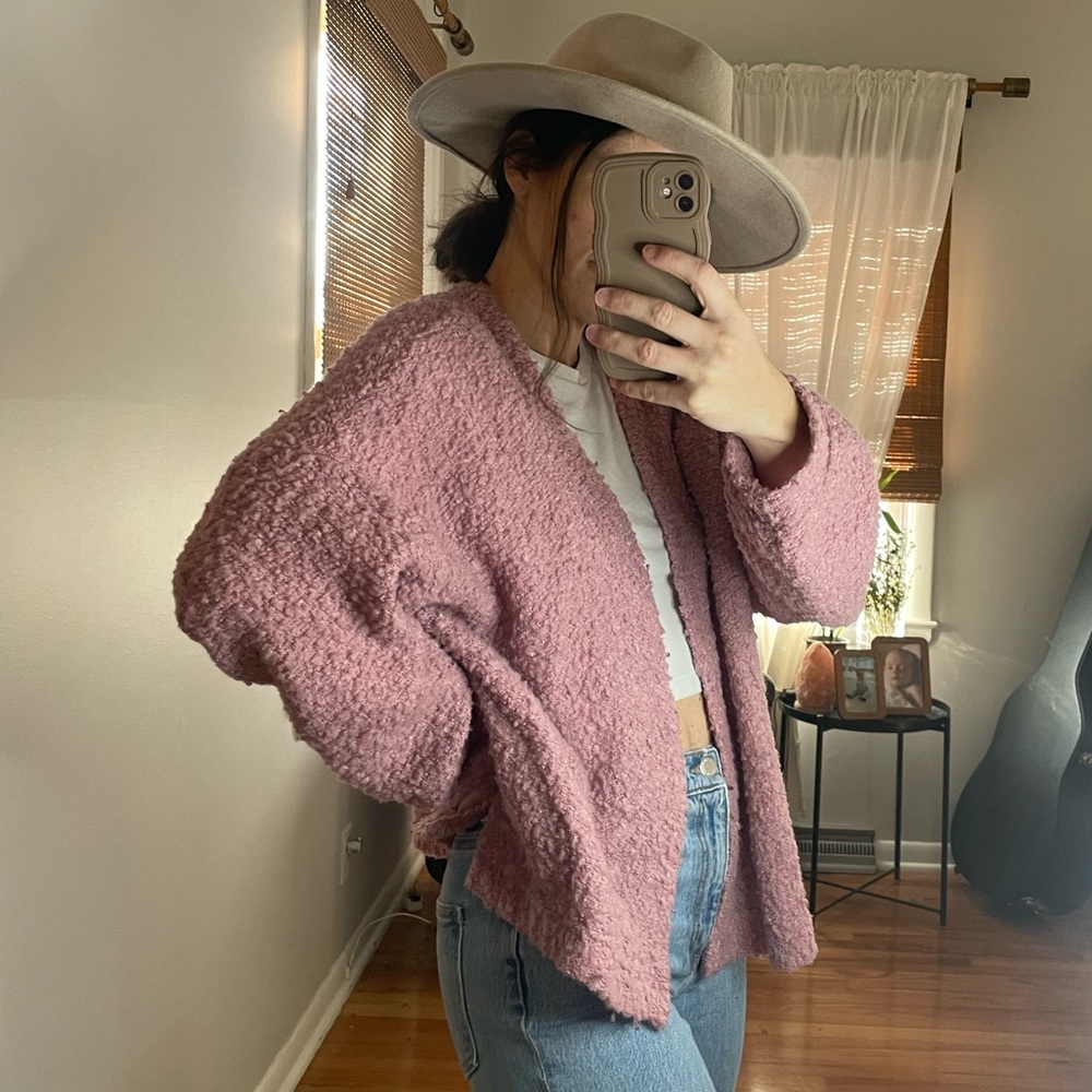 Fuzzy Cardigan